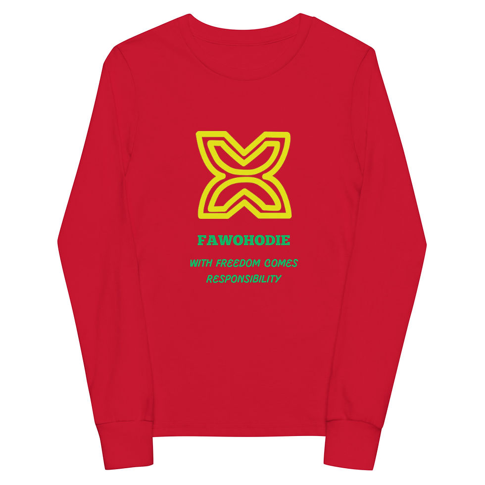 Thumbnail: FAWOHODIE Kids long sleeve tee - Yellow