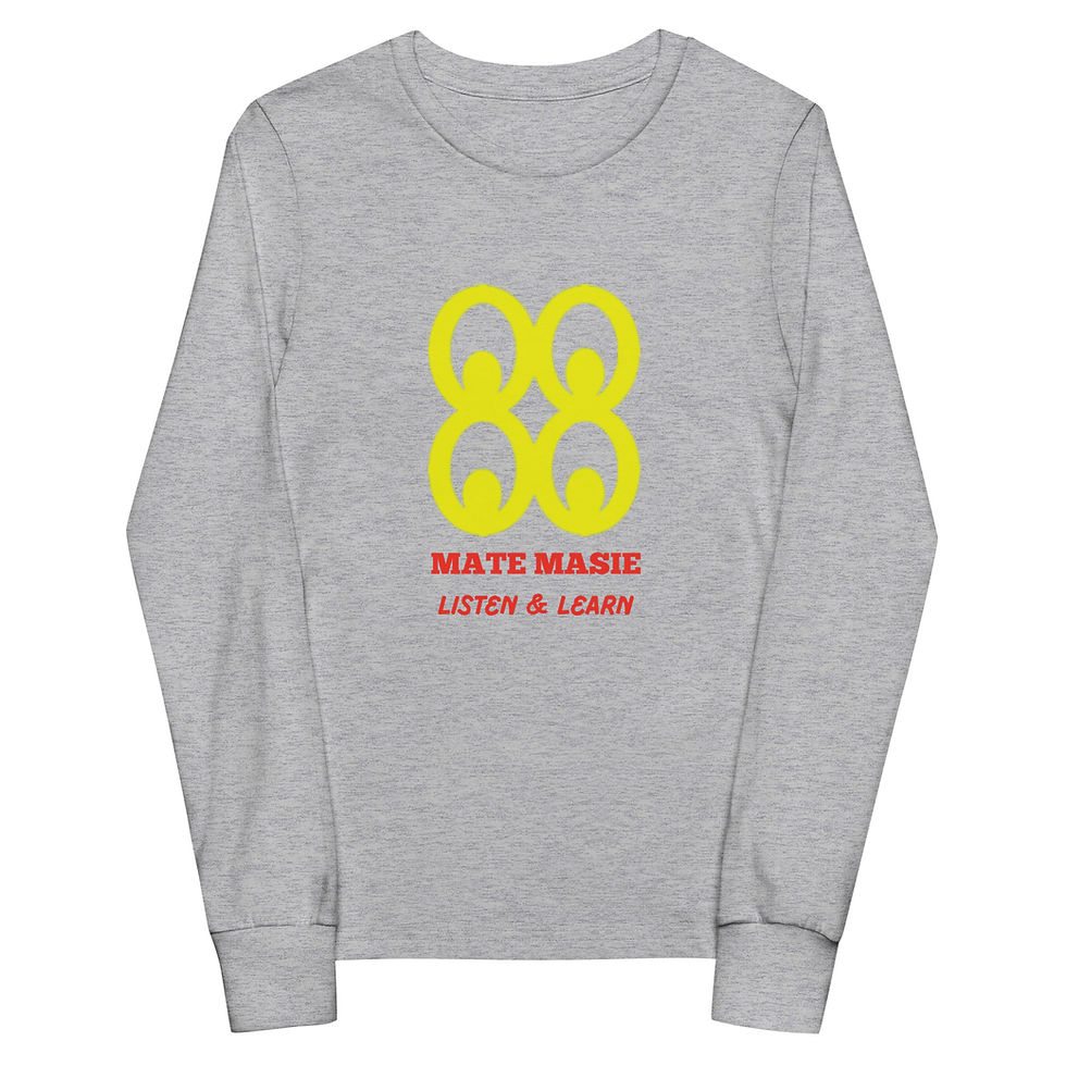 Thumbnail: MATE MASIE Kids long sleeve tee - Yellow