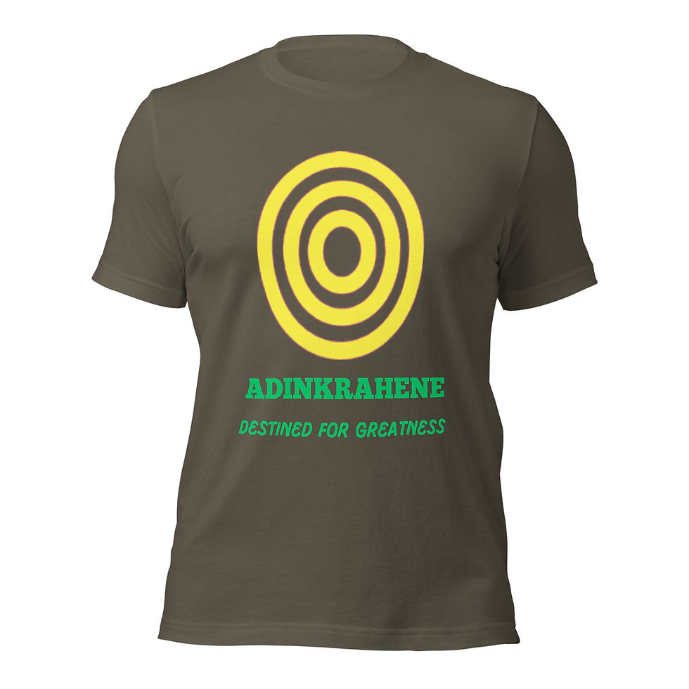 Thumbnail: ADINKRAHENE Women's T-shirt - Yellow