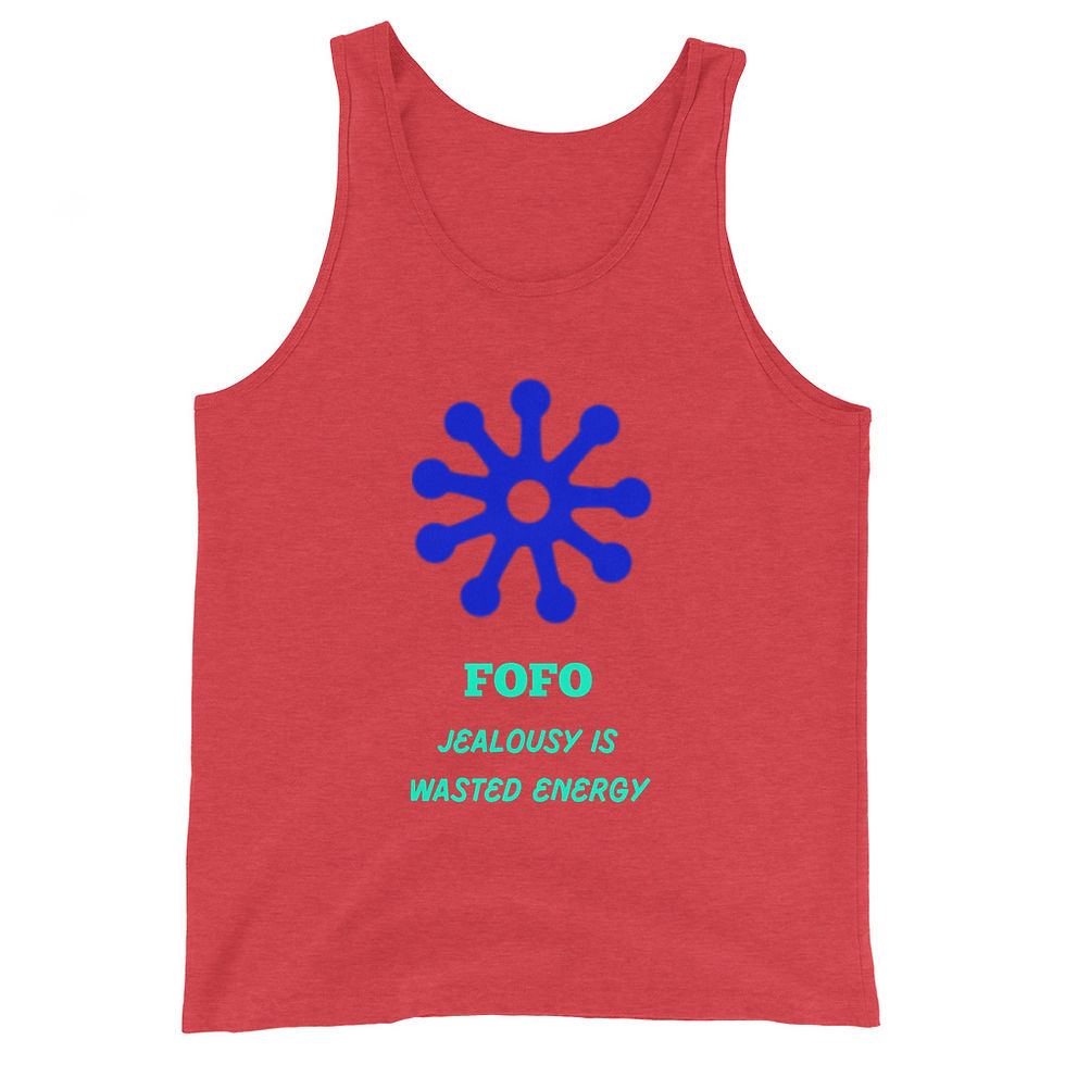 Thumbnail: FOFO Men's Tank Top - Ultramarine Blue