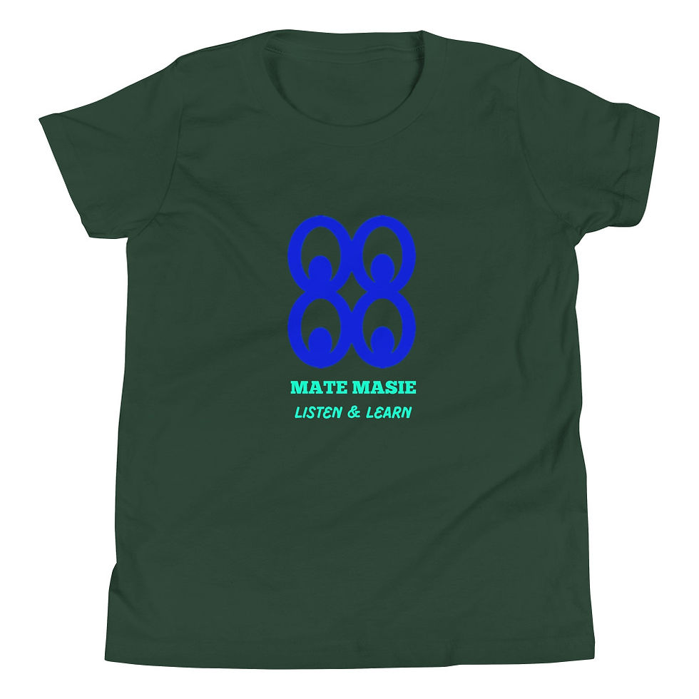 Thumbnail: MATE MASIE Kids Short Sleeve T-Shirt - Blue