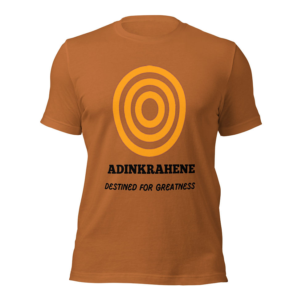 Thumbnail: ADINKRAHENE Women's T-shirt - Orange