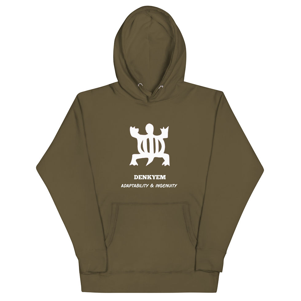 Thumbnail: DENKYEM Men's Hoodie - White