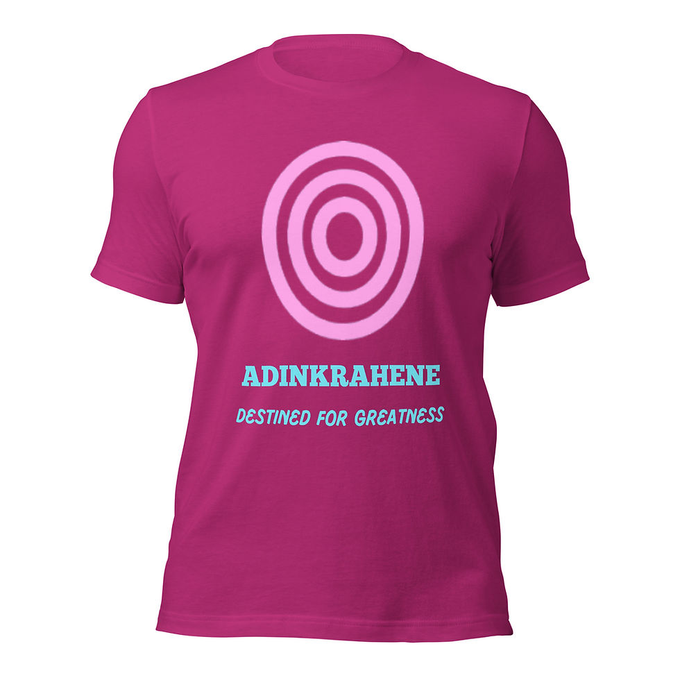 Thumbnail: ADINKRAHENE Men's T-shirt - Rose