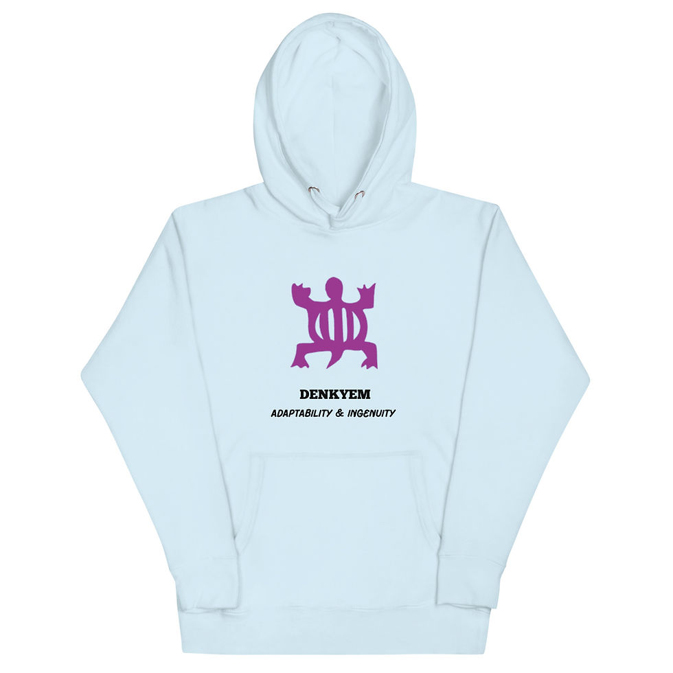 Thumbnail: DENKYEM Men's Hoodie - Purple