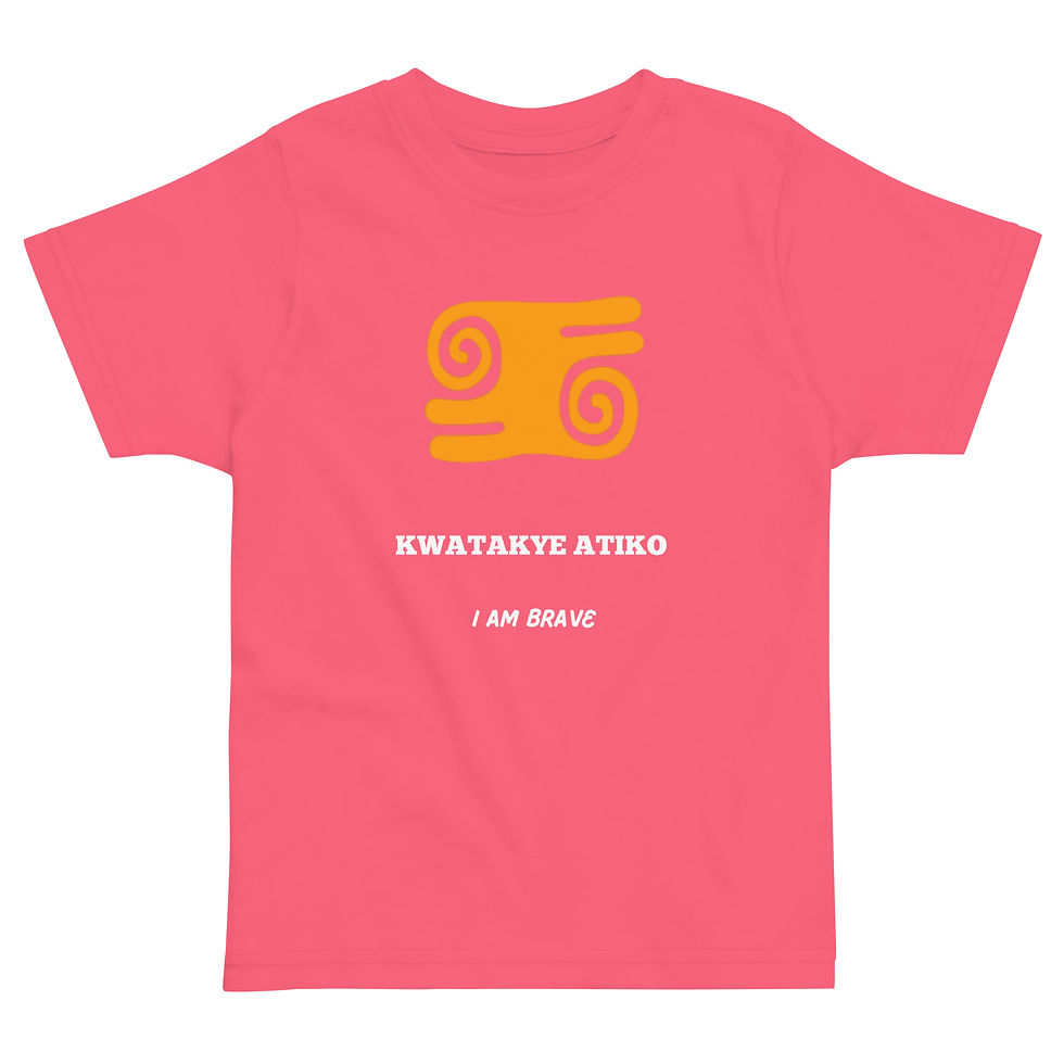 Thumbnail: KWATAKYE ATIKO toddler jersey tee - Tangerine