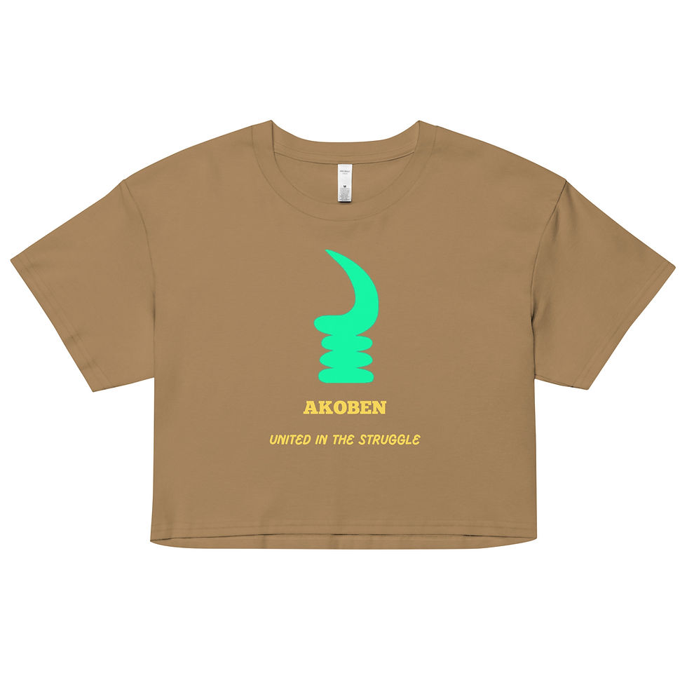 Thumbnail: AKOBEN Women’s Crop Tee - Lime