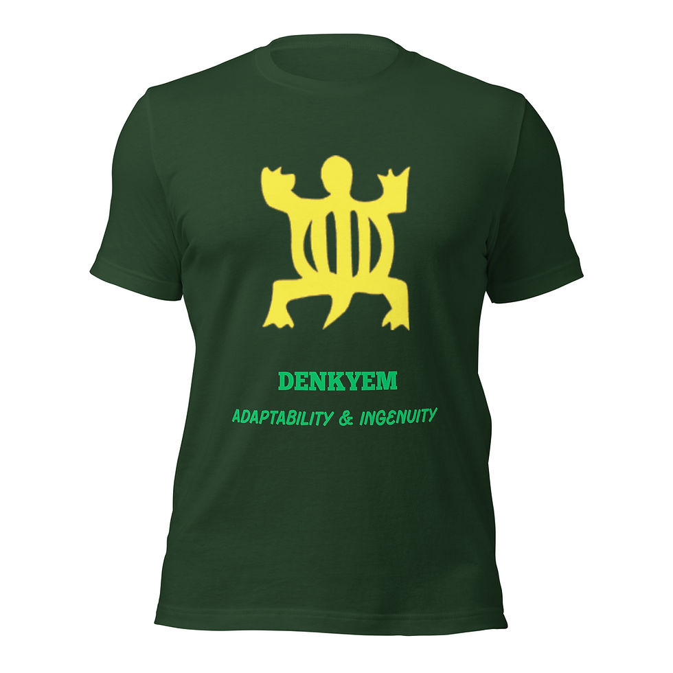 Thumbnail: DENKYEM Men's T-shirt - Yellow