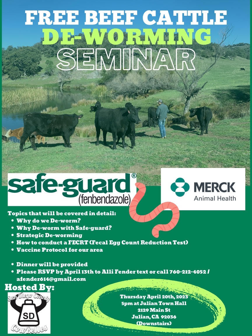 Cattle Deworming Seminar