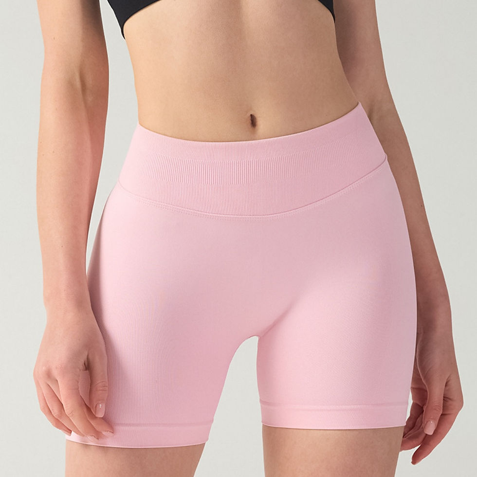 Thumbnail: Seamless Yoga Shorts – Peach Lift | Movea