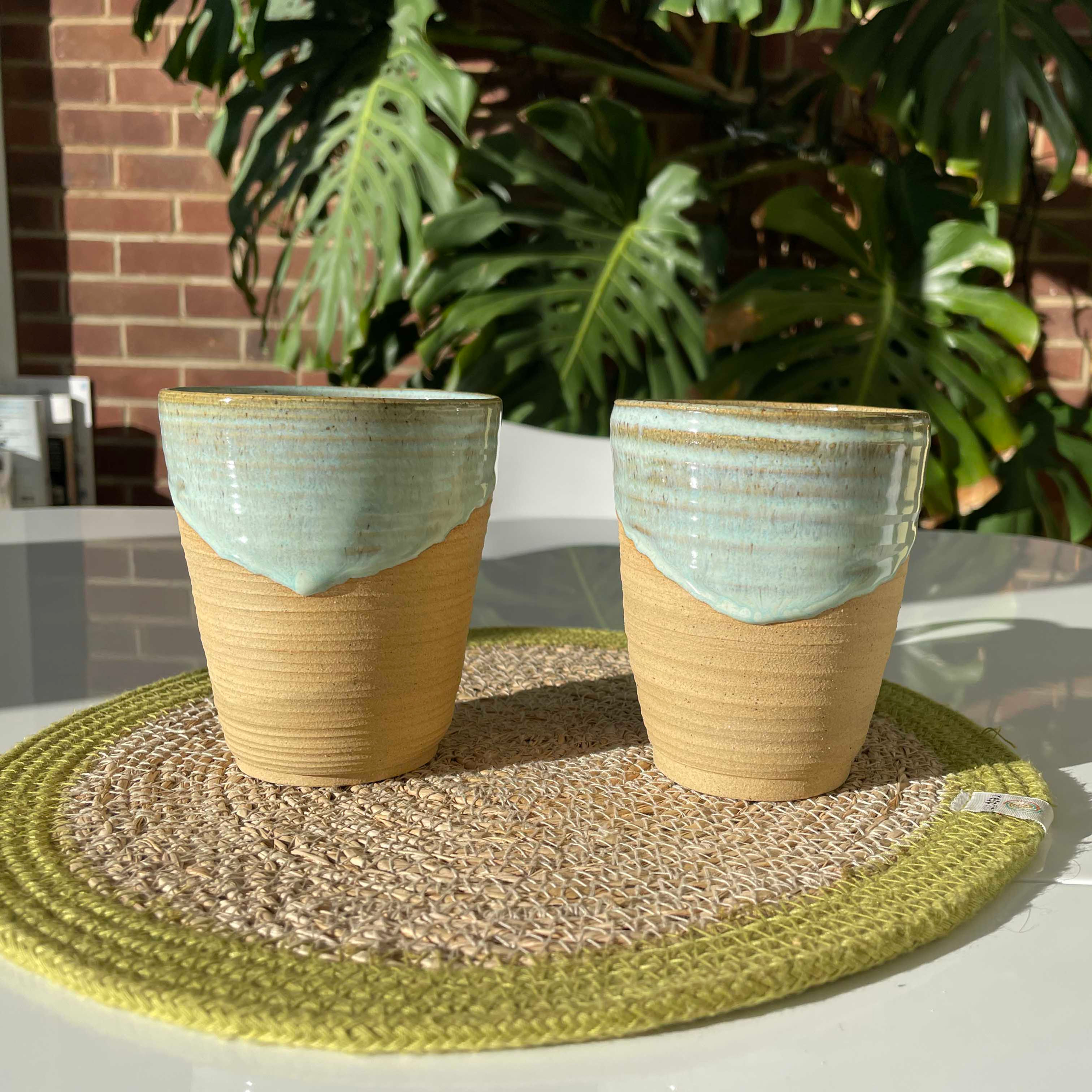 Drew's mug - Soft Aqua