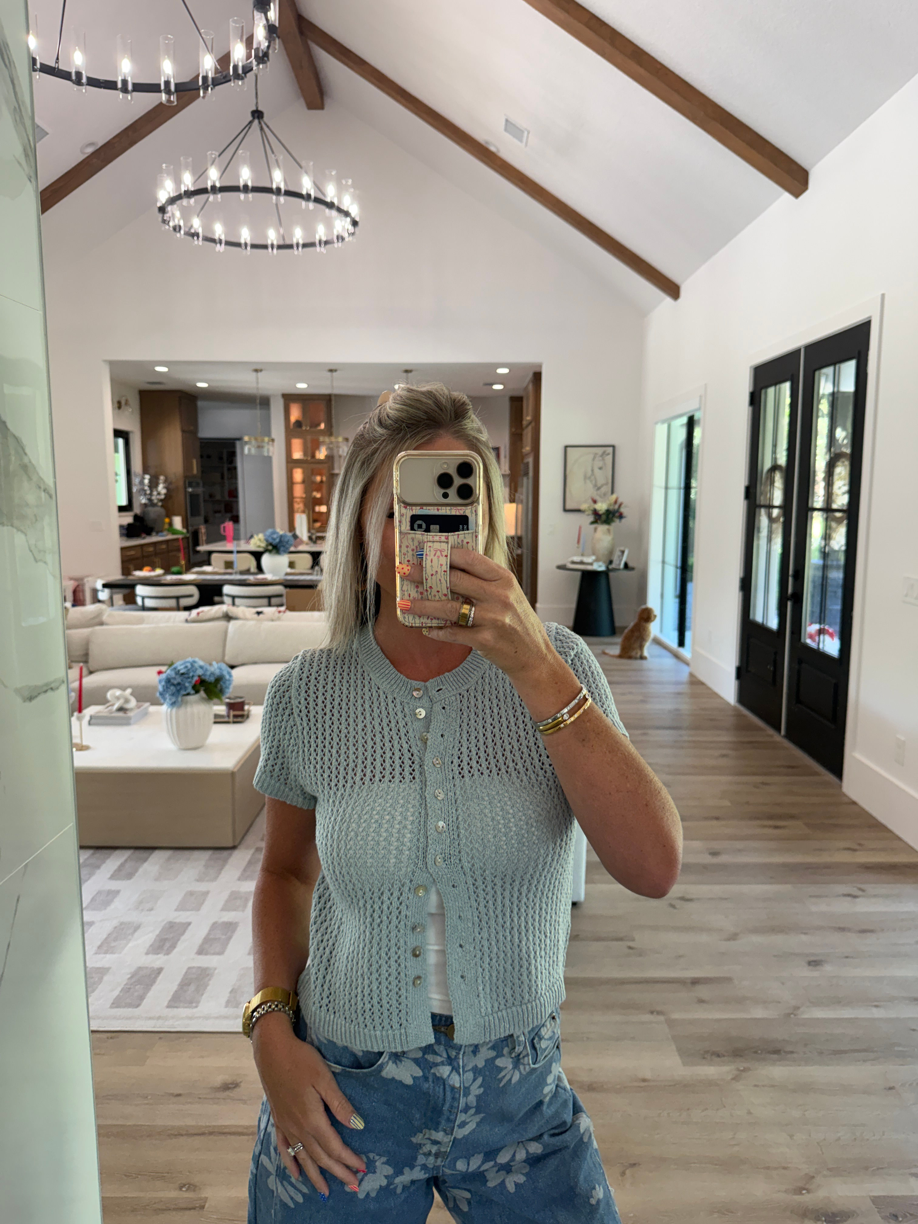Palm Breeze Button up