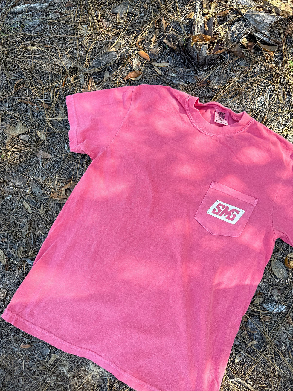 Thumbnail: Hot girls hit curbs pocket T- coral crush 