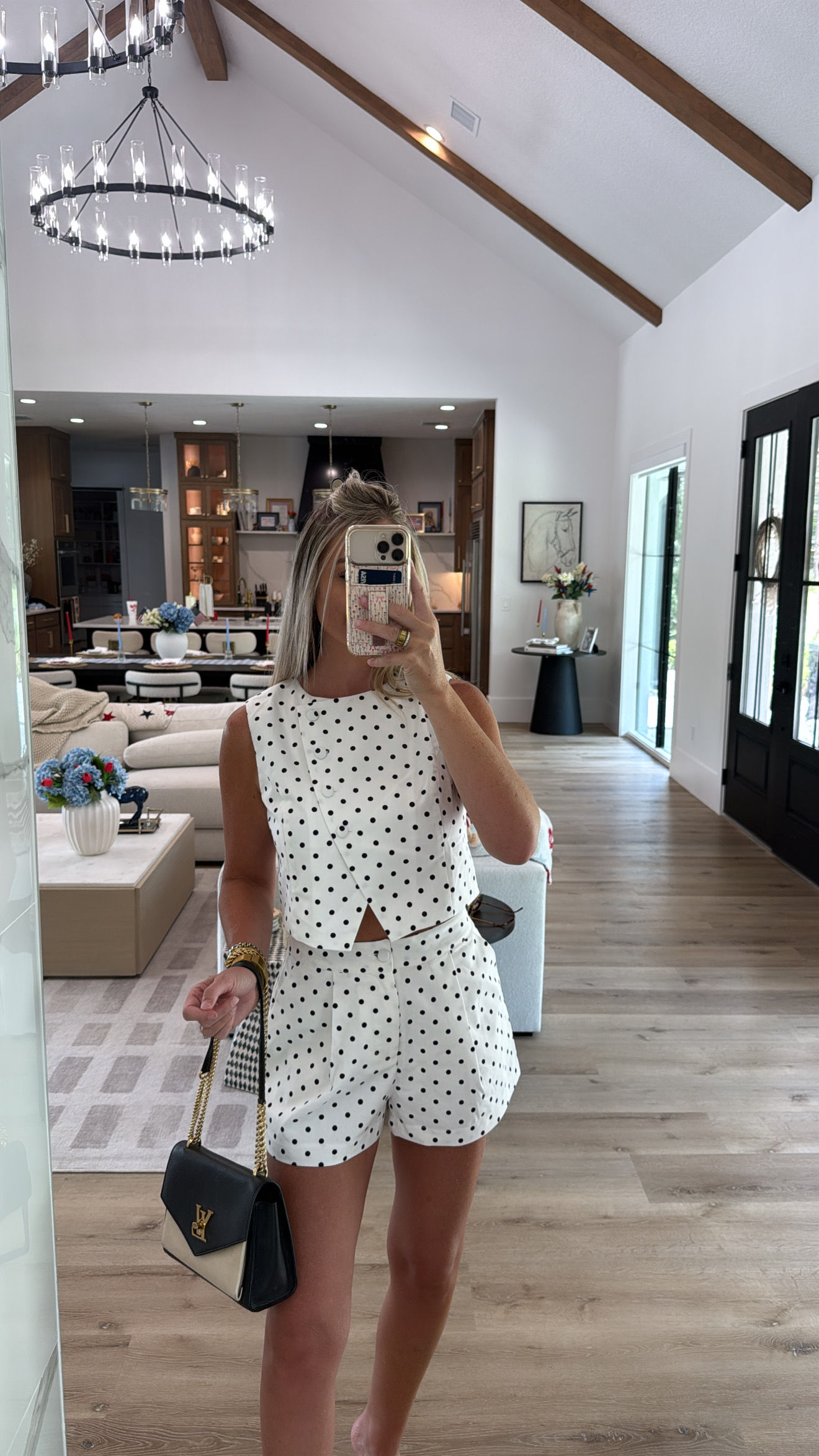 Country club shorts set