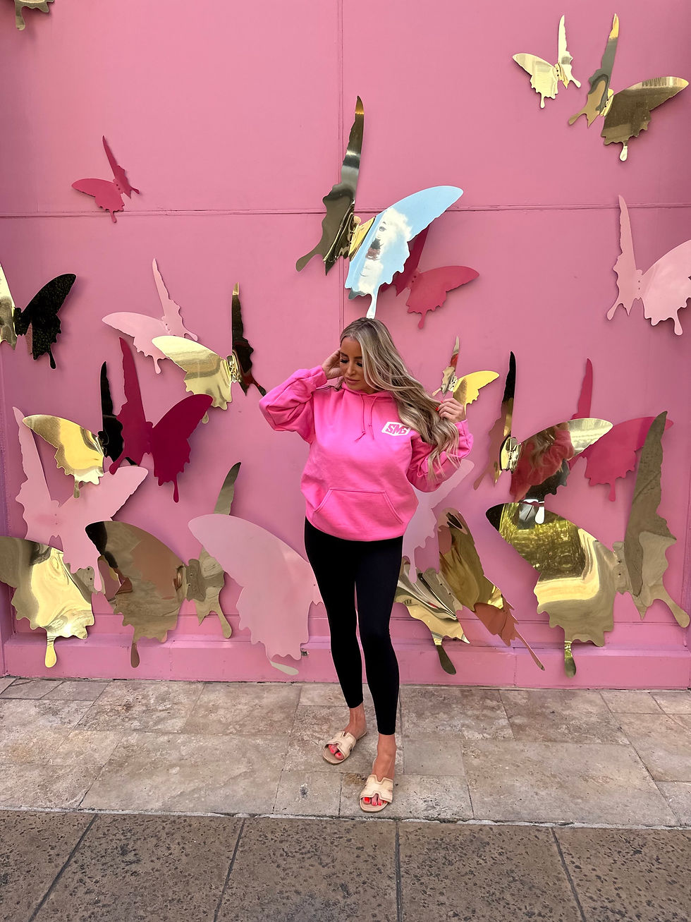 Thumbnail: Hot girls hit curbs hoodie- pink 