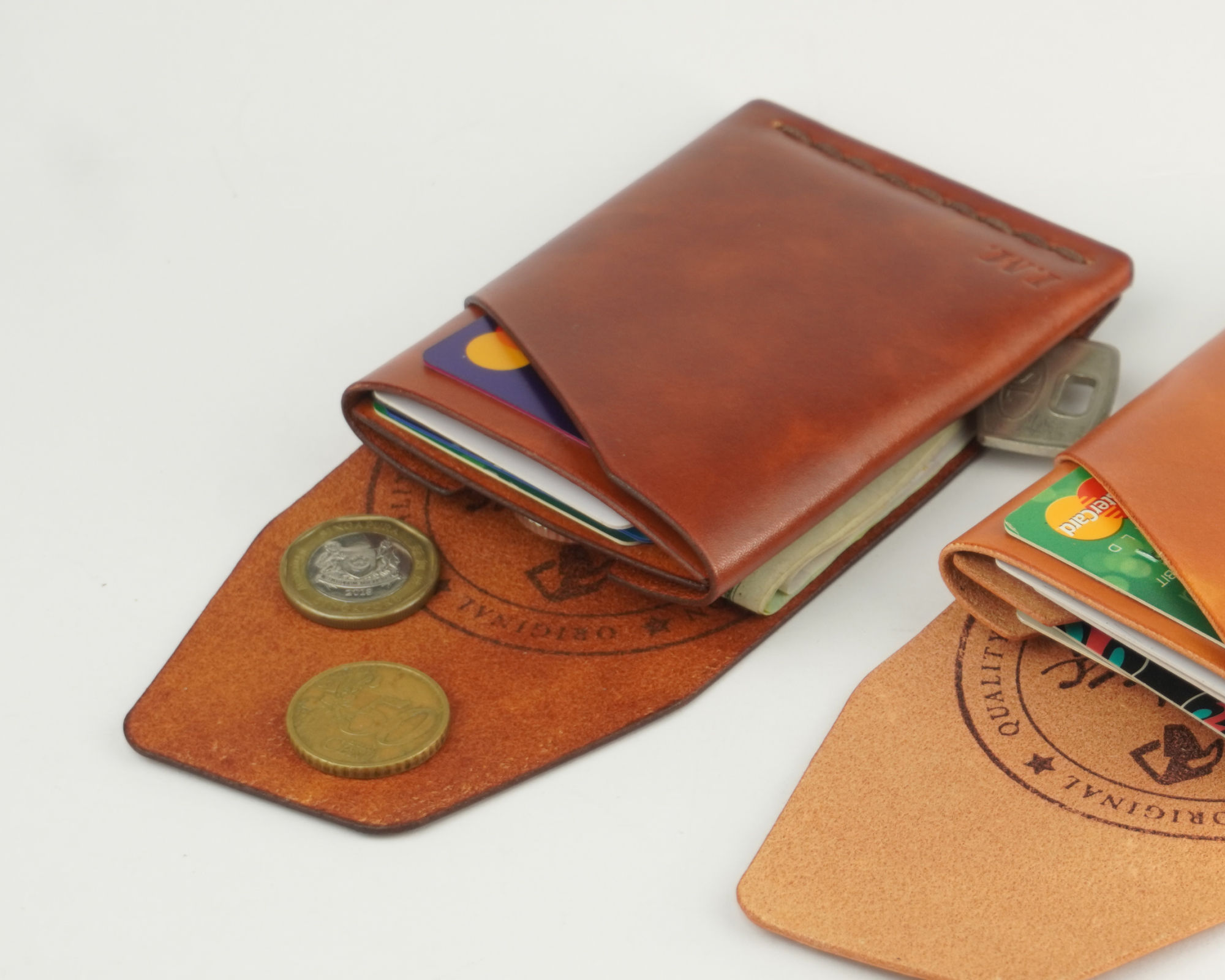 Grain Wallet with Coin Pouch + Key Holder