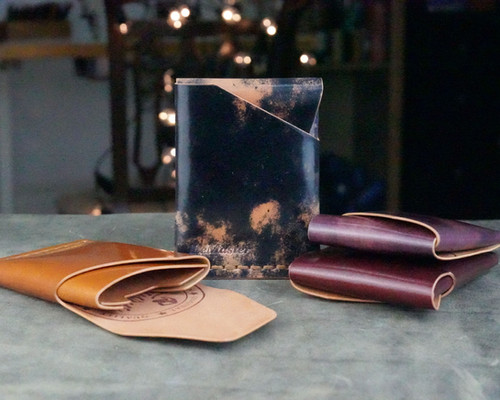 Grain Wallet in Shell Cordovan - Minimalist Luxury Leather Wallet