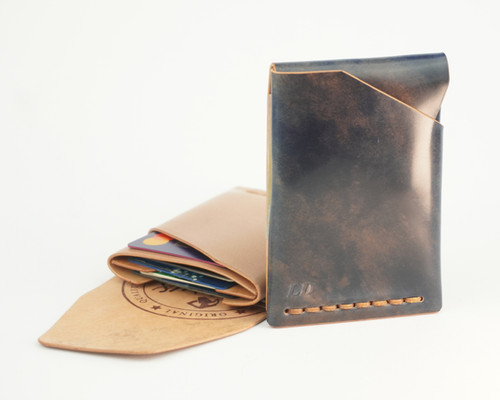 Grain Wallet in Shell Cordovan - Minimalist Luxury Leather Wallet