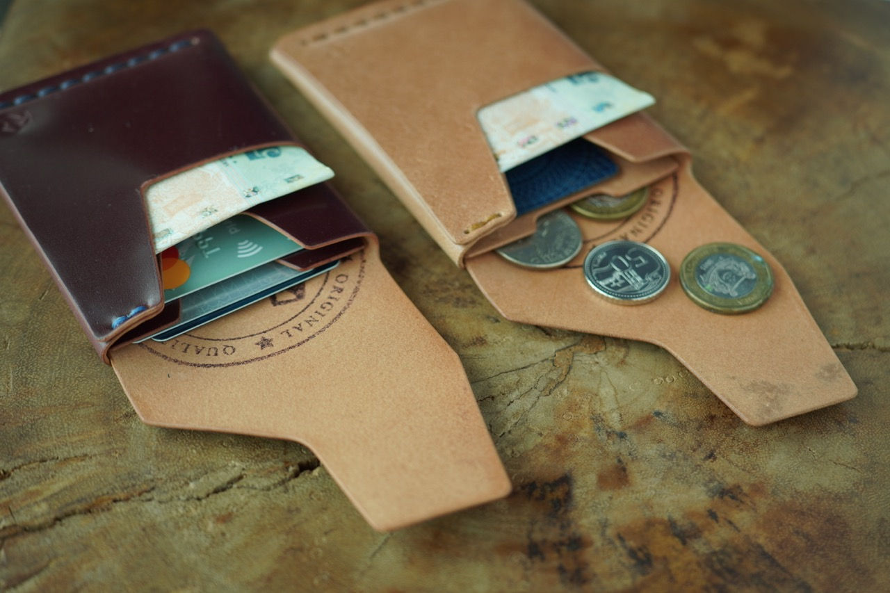 Fern Base in Shell Cordovan - Minimalist Luxury Leather Wallet