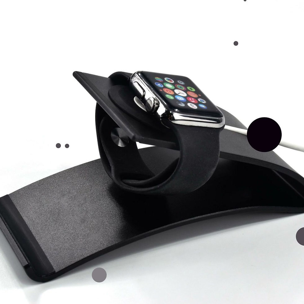 Miniaturbild: 2 in 1 Aluminium Ständer für Smartphone & Apple Watch - Innovatives Design