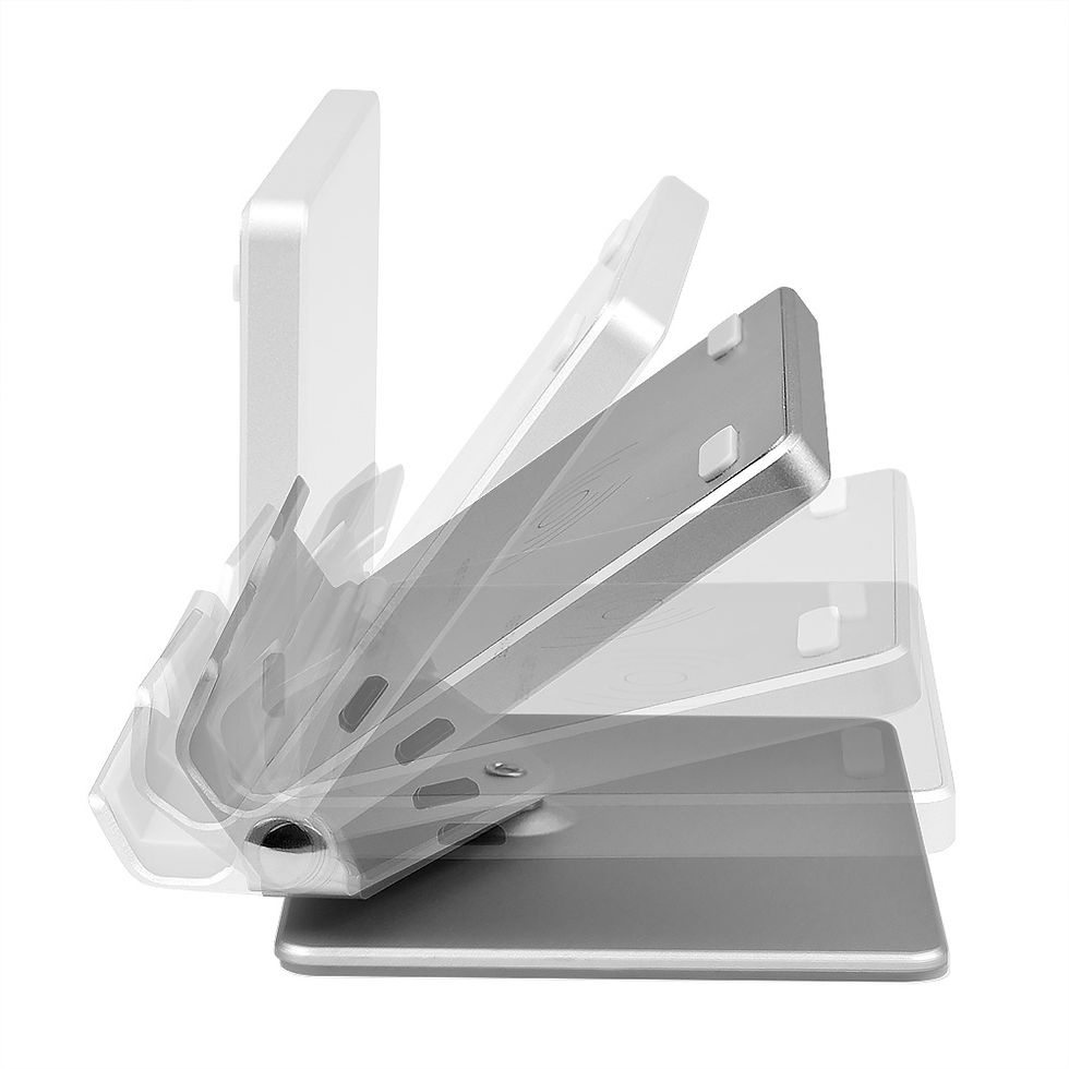 Miniaturbild: Aluminium Multi-Angle Qi Wireless Charging Pad Stand with 360° Rotating Base
