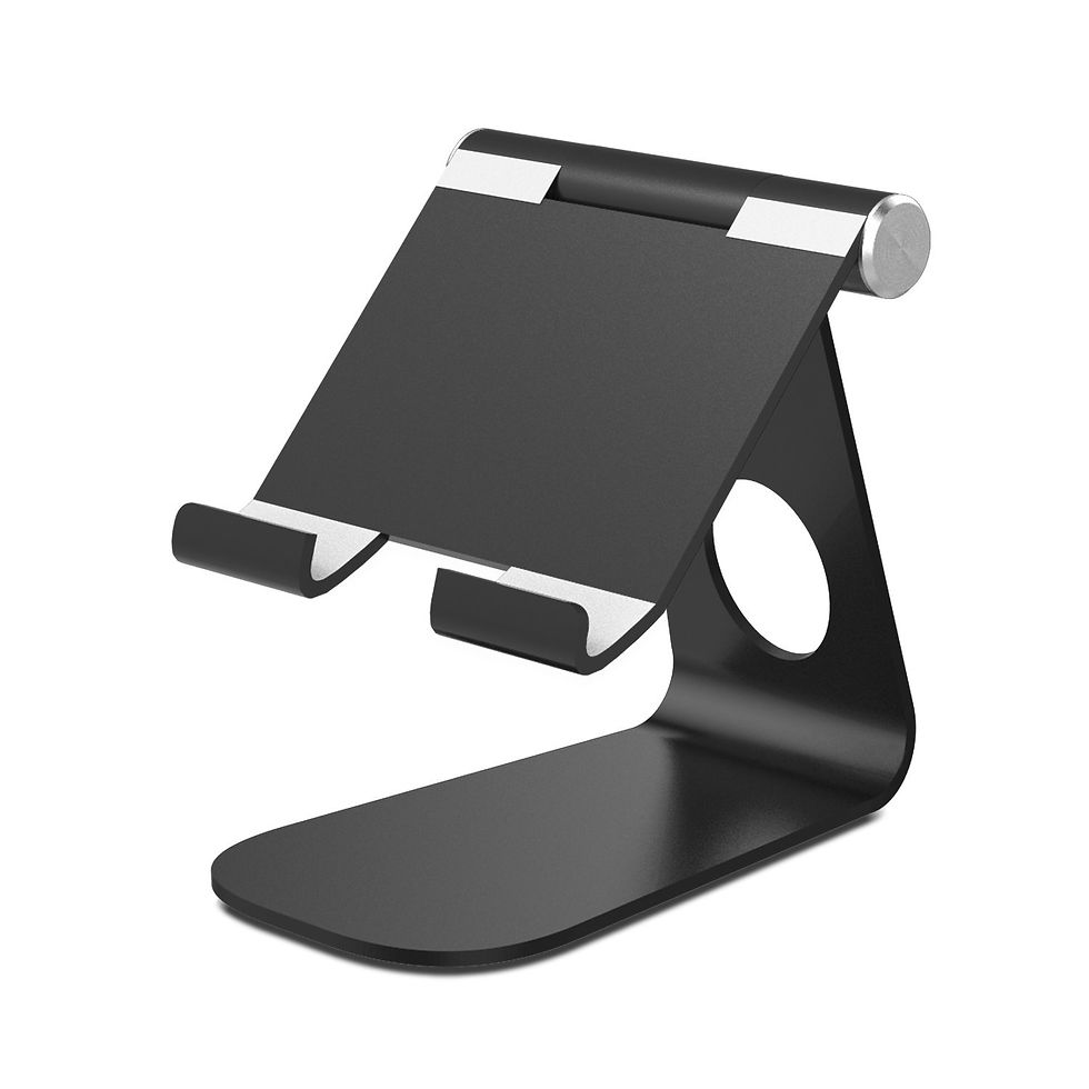 Miniaturbild: Hochwertiger Aluminium-Multiwinkel-Ständer für Smartphones & Tablets