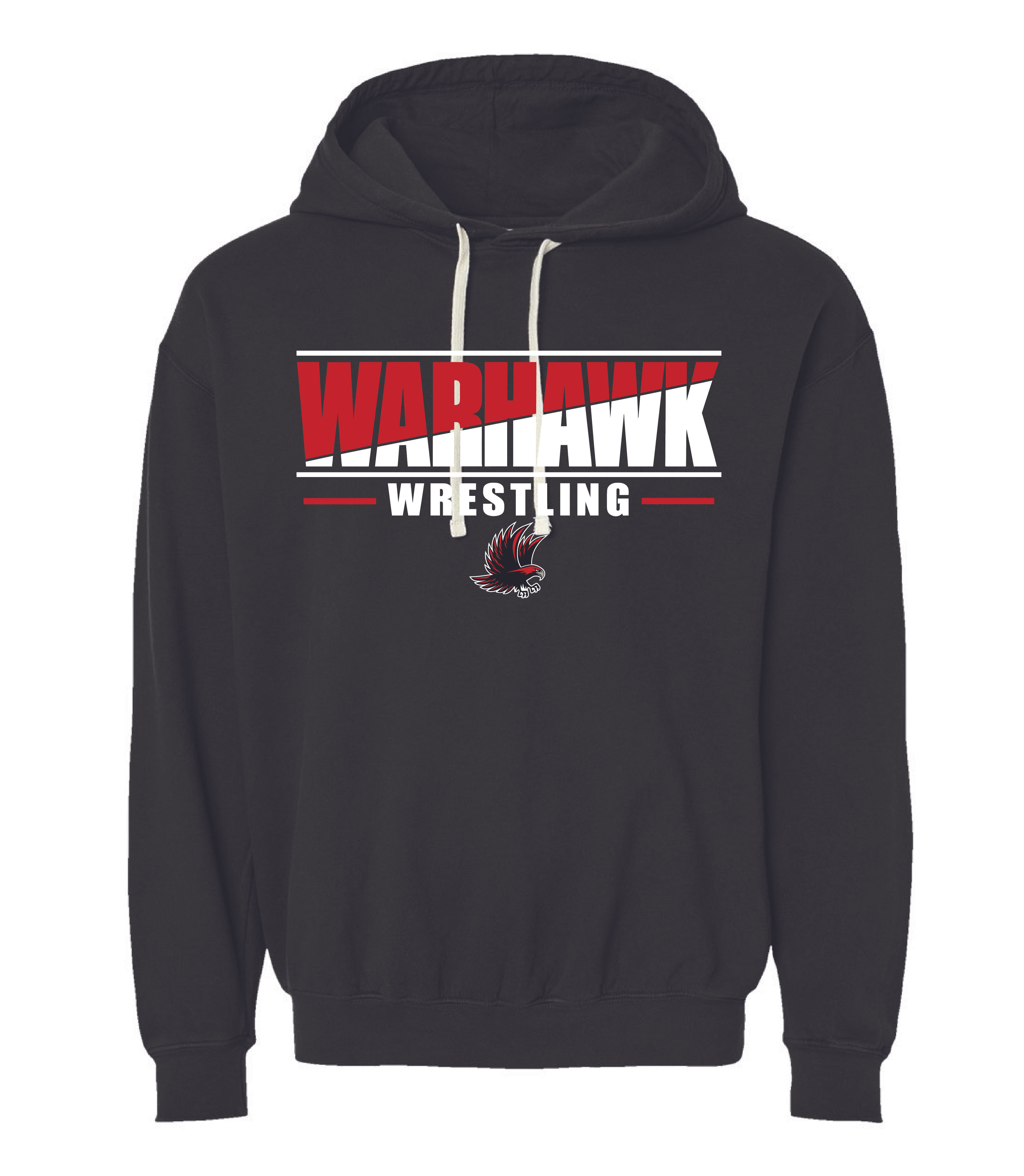 NM Boosters Diagonal Wrestling Comfort Colors Lightweight Hoodie