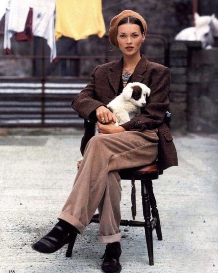 Kate Moss by Eamonn McCabe for Marie Claire Germany, 1992