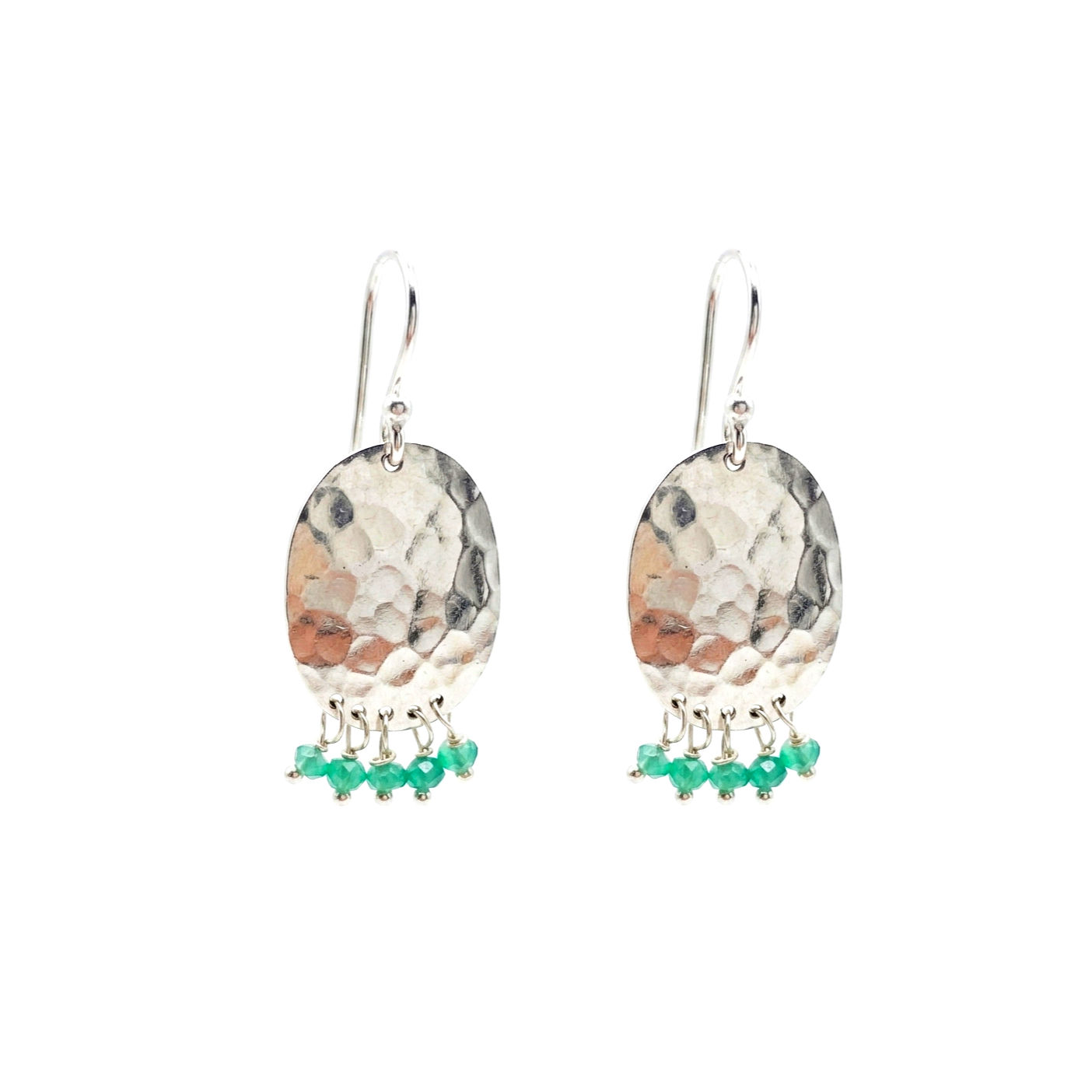 Analia Gemstone Earrings - Green Onyx