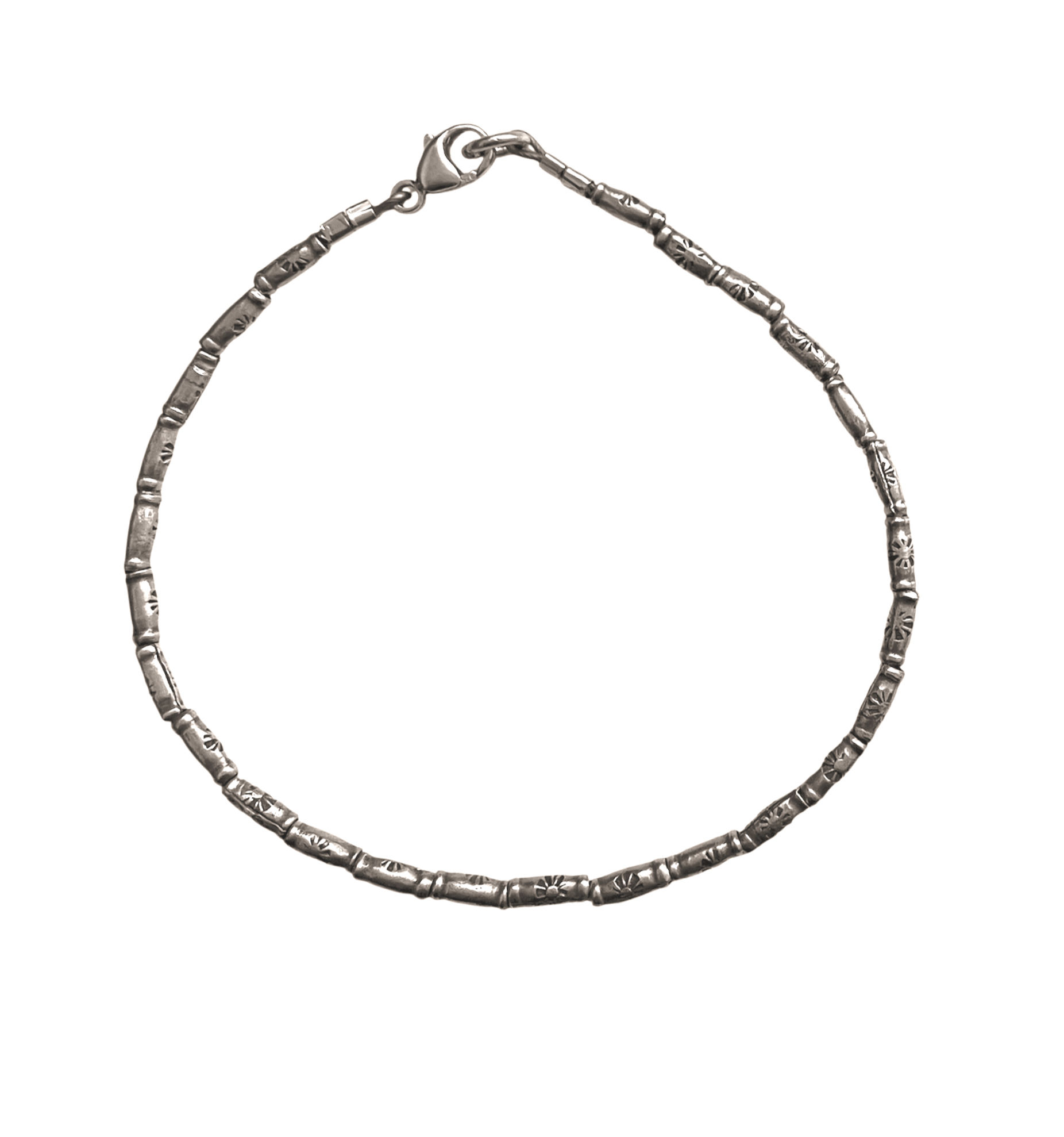 Mini Hill Tribe Sun Stamped Bamboo Bracelet