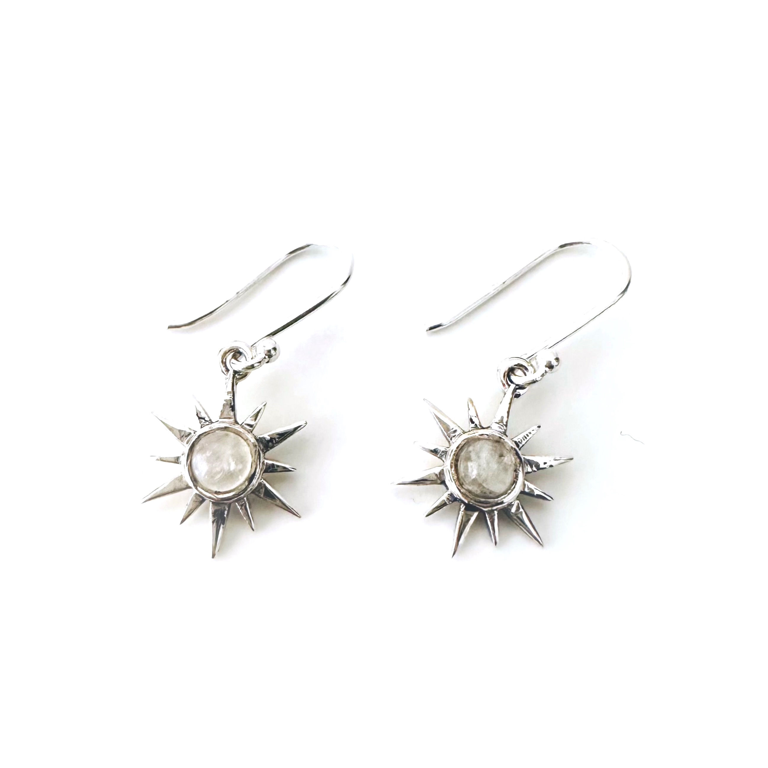 Sunburst Gemstone Earring