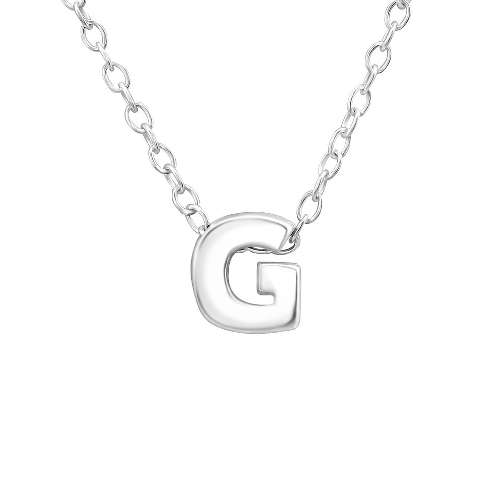 Thumbnail: Initial Letter Necklace - A-K