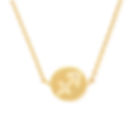 Thumbnail: Zodiac Symbol Charm Necklace - Gold