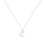 Thumbnail: Apollo Crescent Moon Necklace - Silver