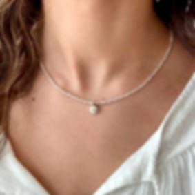 Flower Pendant Hill Tribe Necklace