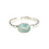 Thumbnail: Everly Gemstone Stacking Ring - Aqua Chalcedony