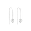 Thumbnail: Heart Threader Earrings - Gold/Silver