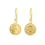 Thumbnail: Elisa Coin Earrings - Silver / Gold