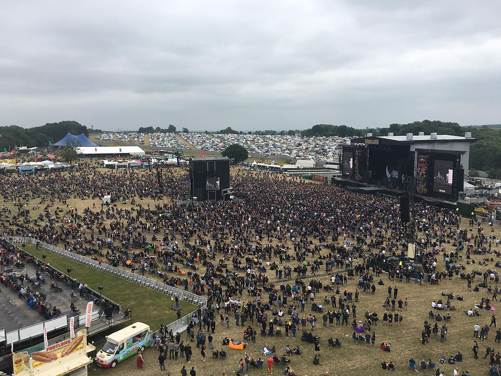 Picture of the main stage taken by Molly Farrenden from the ferris wheel.
