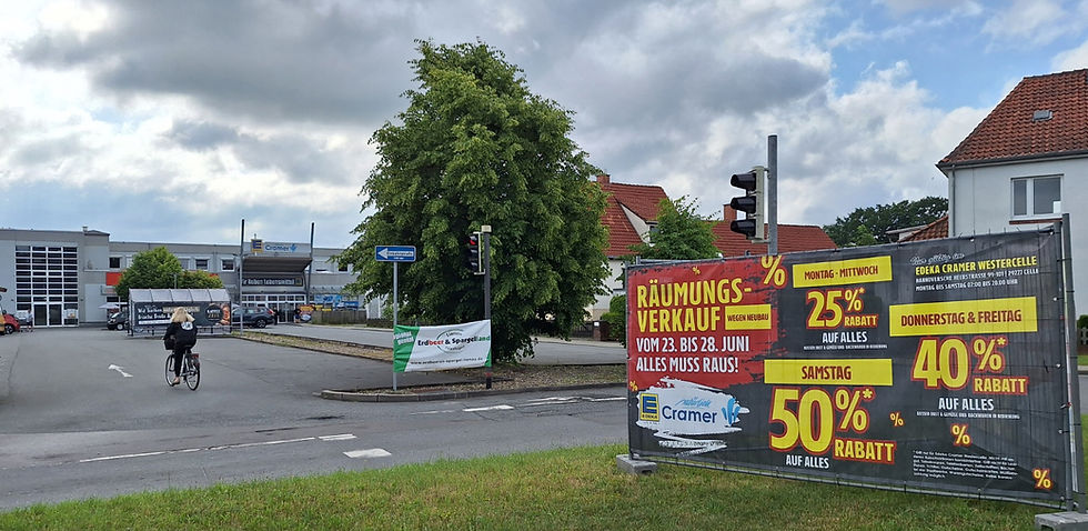Von Montag bis Samstag locken besondere Angebote und Rabattaktionen, bevor der alte Edeka-Markt schließt.