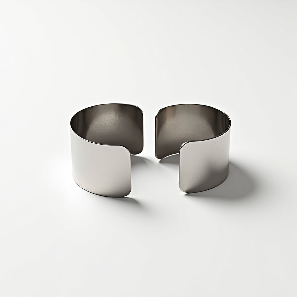 Polished Metal Cuffs