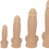 Thumbnail: MICK'S PRICK (Naked Almond)Platinum Silicone Dildo