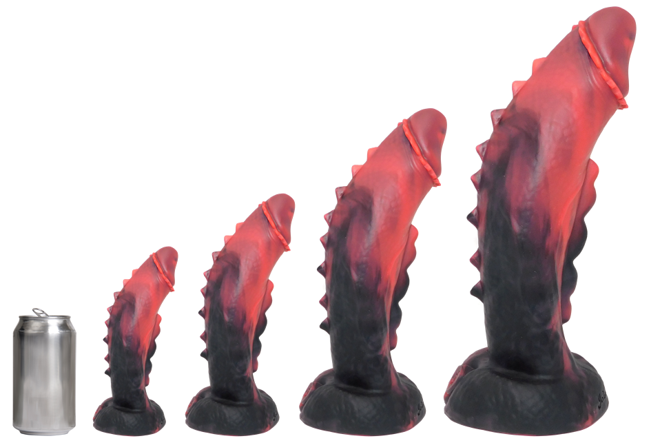 GODZILLAZ (Rage) Platinum Silicone Dildo