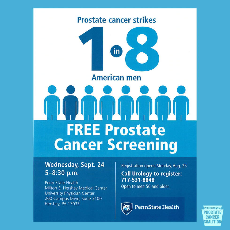 FREE Prostate Cancer Screening