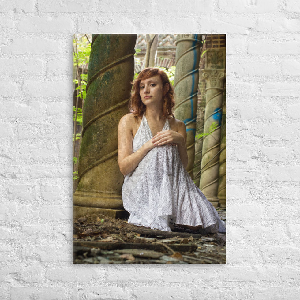 Thumbnail: "Stephanie In The NOLA Ruins," Canvas