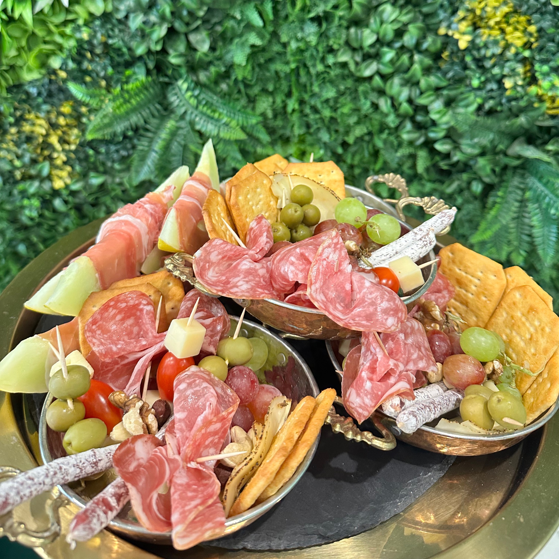 Arranged Food and Objects