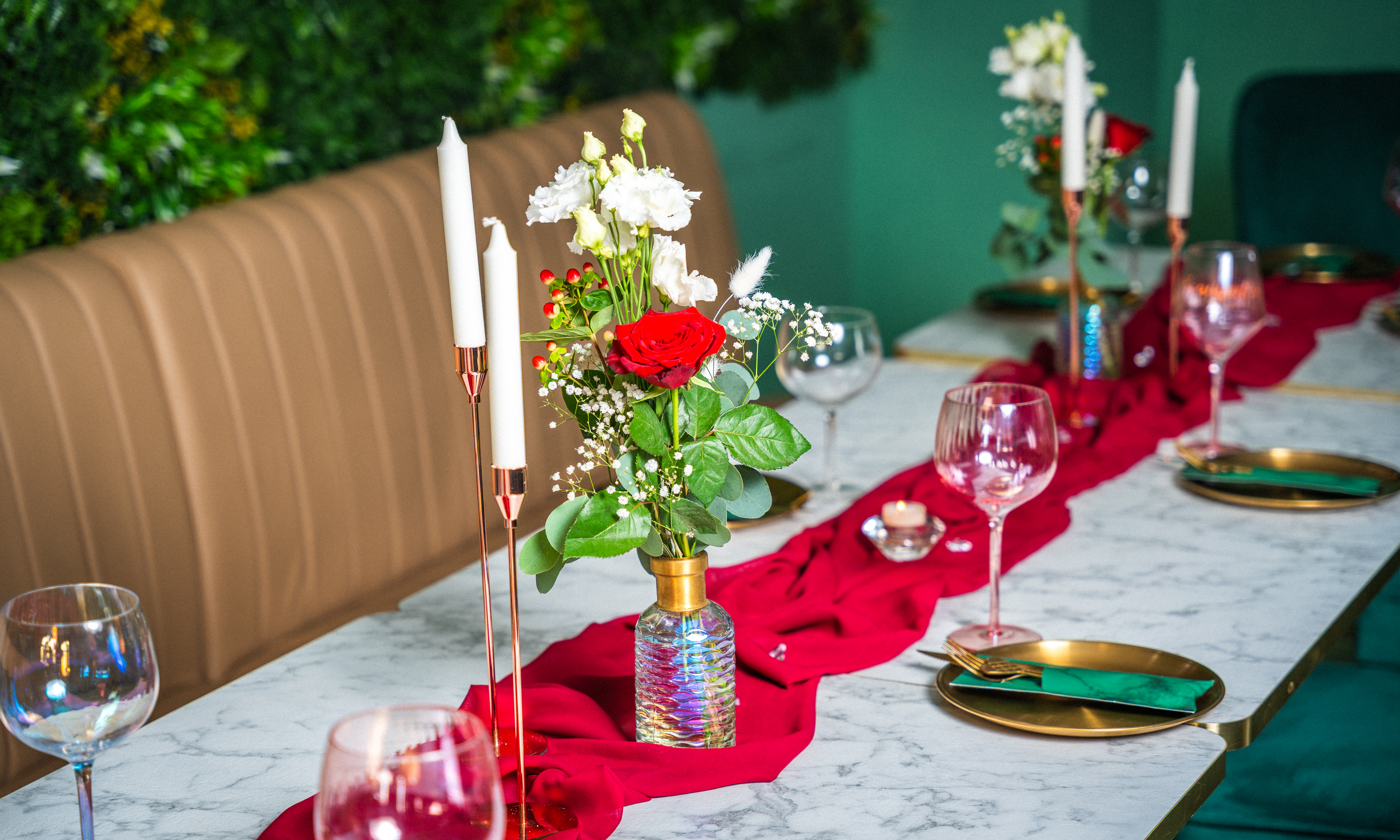 Arranged Food and Objects