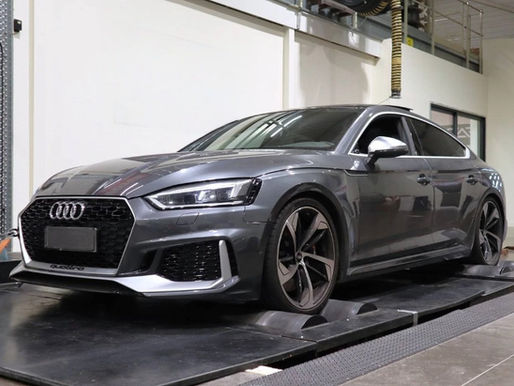 Reprogrammation stage 1 d'une Audi RS5 sur banc de puissance