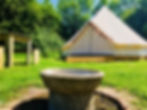 bell tent fire pit June 2018