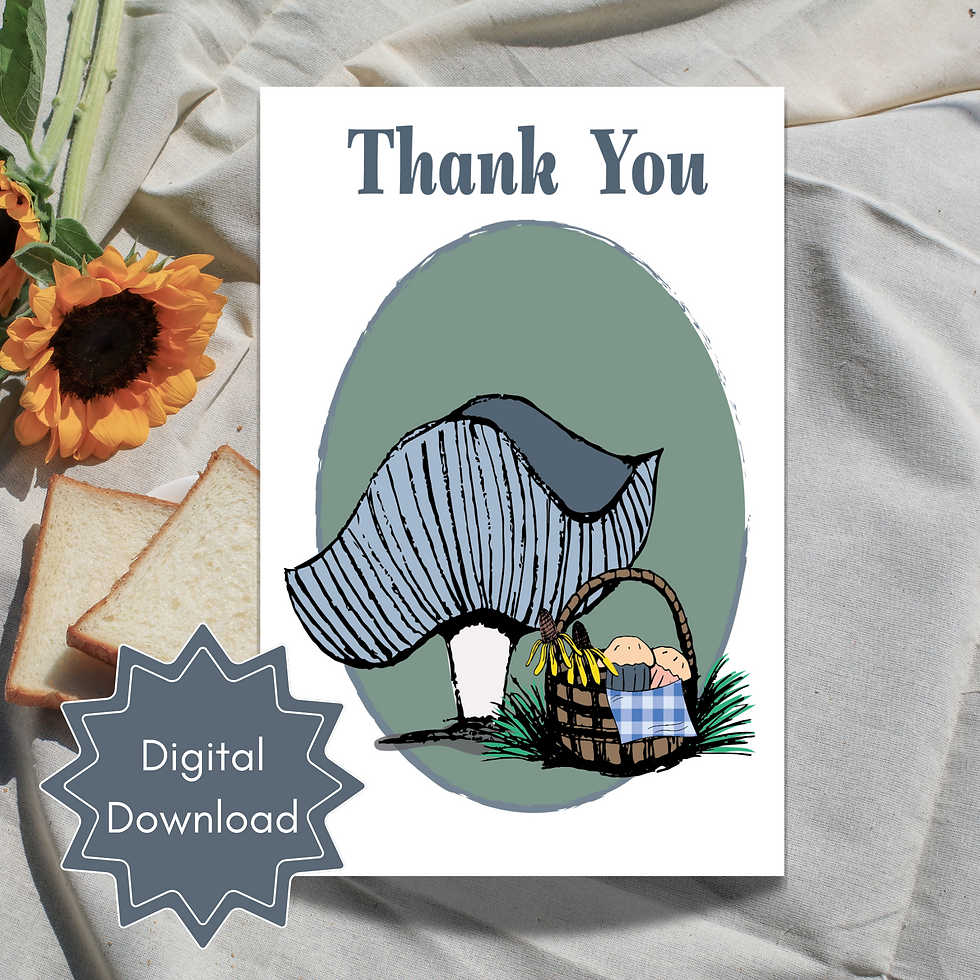 Printable Thank you card
